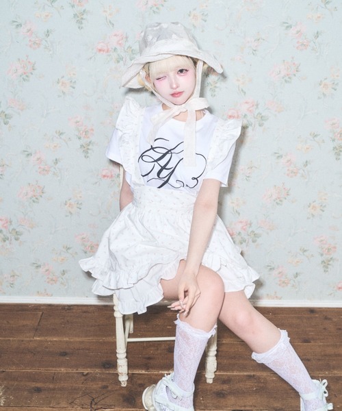 Lovilyn(ラヴィリン)の「フリルエプロンワンピース(ワンピース・レディース・ホワイト系その他/ホワイト・FREE)」の22枚目の写真