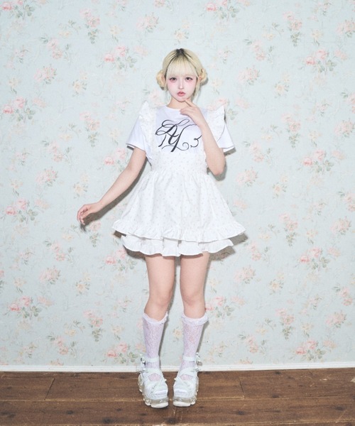 Lovilyn(ラヴィリン)の「フリルエプロンワンピース(ワンピース・レディース・ホワイト系その他/ホワイト・FREE)」の16枚目の写真