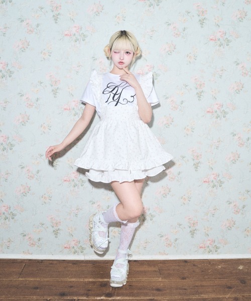 Lovilyn(ラヴィリン)の「フリルエプロンワンピース(ワンピース・レディース・ホワイト系その他/ホワイト・FREE)」の17枚目の写真