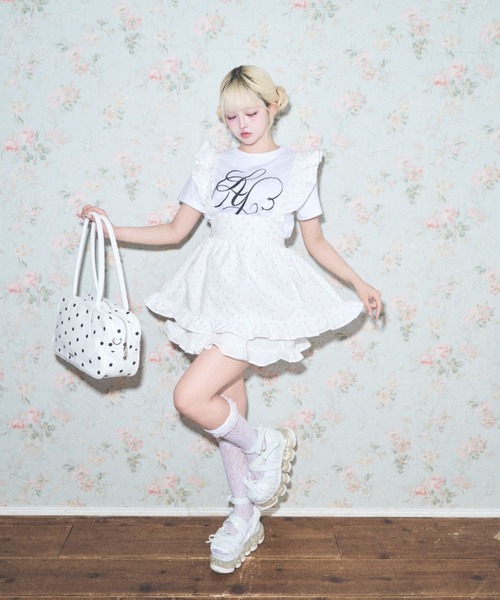 Lovilyn(ラヴィリン)の「フリルエプロンワンピース(ワンピース・レディース・ホワイト系その他/ホワイト・FREE)」の19枚目の写真