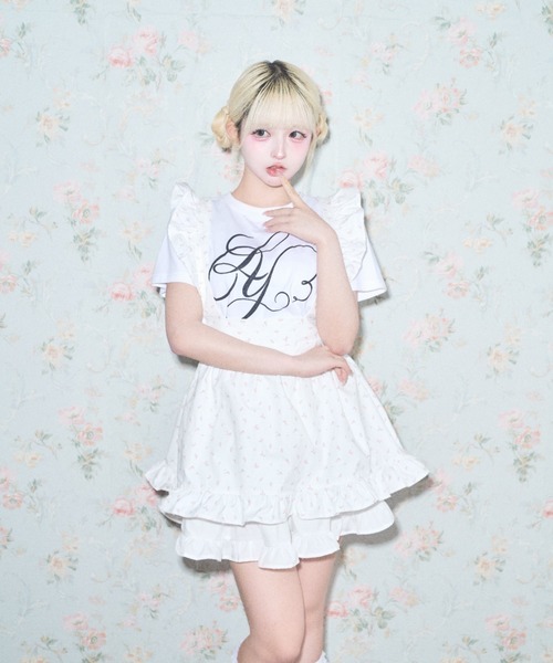 Lovilyn(ラヴィリン)の「フリルエプロンワンピース(ワンピース・レディース・ホワイト系その他/ホワイト・FREE)」の15枚目の写真