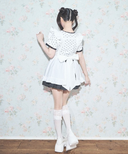 Lovilyn(ラヴィリン)の「フリルエプロンワンピース(ワンピース・レディース・ホワイト系その他/ホワイト・FREE)」の10枚目の写真