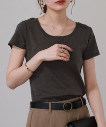 コットンフライス半袖Tシャツ