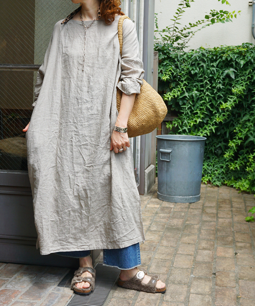 追加》エアリネン Plain-DRESS（ワンピース）｜JOURNAL STANDARD LUXE
