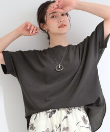 SHOO・LA・RUE（シューラルー）の「【着丈選べる/体型カバー】洗濯後しわになりにくい さらっと快適ドルマントップス（シャツ/ブラウス）」