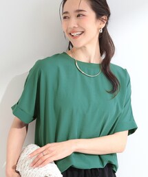 【着丈選べる/体型カバー】洗濯後しわになりにくい さらっと快適ドルマントップス