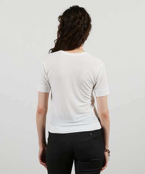 PRANK PROJECT(プランクプロジェクト)の「スクープネックTEE / Scoop Neck T-shirt(Tシャツ/カットソー・レディース・ホワイト/ブラック/グレー・FREE)」の12枚目の写真