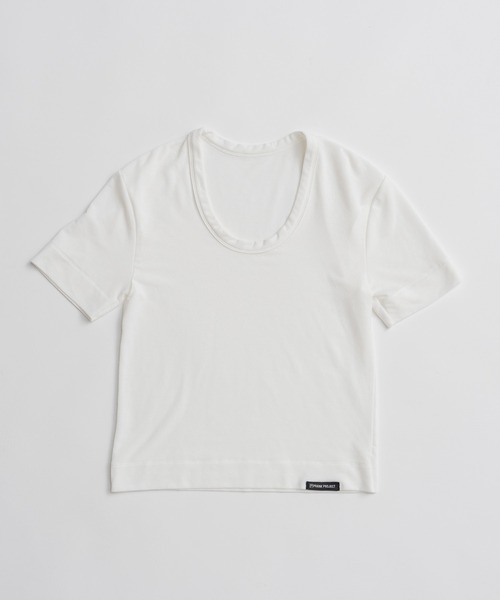 PRANK PROJECT(プランクプロジェクト)の「スクープネックTEE / Scoop Neck T-shirt(Tシャツ/カットソー・レディース・ホワイト/ブラック/グレー・FREE)」の9枚目の写真