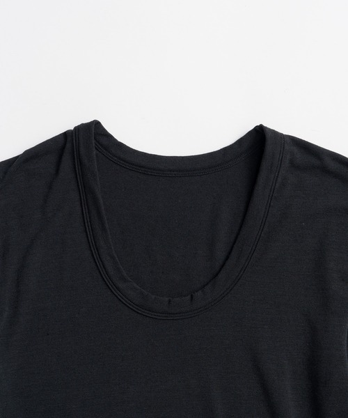 PRANK PROJECT(プランクプロジェクト)の「スクープネックTEE / Scoop Neck T-shirt(Tシャツ/カットソー・レディース・ホワイト/ブラック/グレー・FREE)」の6枚目の写真