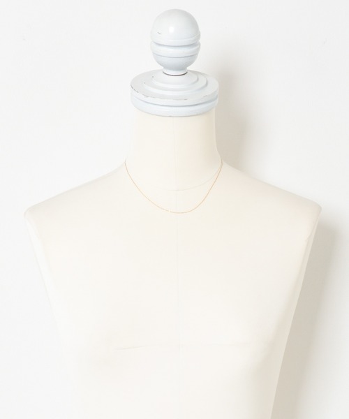 URBAN RESEARCH（アーバンリサーチ）の「decor『デコール』　K18 SKIN NECKLACE（ネックレス・レディース・ゴールド・-）」の4枚目の写真