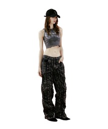 E RIN AI E（オリンアイ）の「ERINAIE/エリナイエ/LINE SMOKE DENIM PANTS（デニムパンツ）」