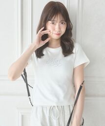 MAJESTIC LEGON | キラキラロゴ半袖Tシャツ(Tシャツ/カットソー)