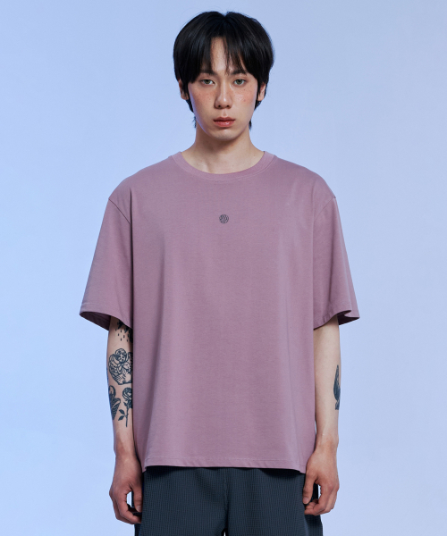 ブリジェックスエアロクールニスコーストライン半袖Tシャツ-ダスティ
