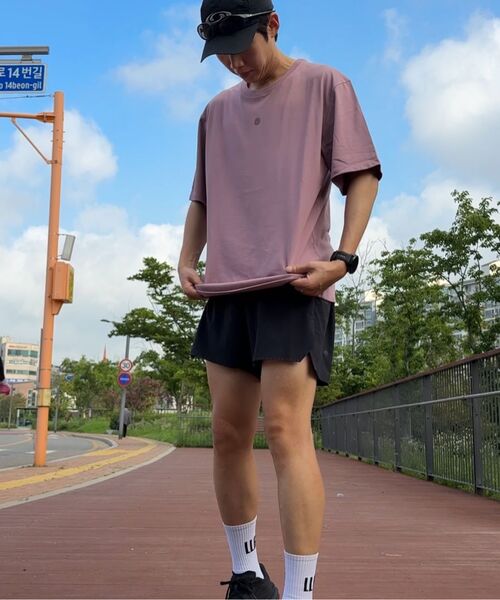 OFFGRID(オフグリッド)の「ブリジェックスエアロクールニスコーストライン半袖Tシャツ-ダスティピンク(Tシャツ/カットソー・メンズ・その他・SMALL/LARGE/X-LARGE/MEDIUM)」の6枚目の写真