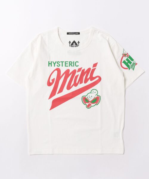 HYSTERIC MINI(ヒステリックミニ)の「吸水速乾 ROLLING MINI 半袖Tシャツ(Tシャツ/カットソー・キッズ・ブラック/ホワイト・130)」の1枚目の写真