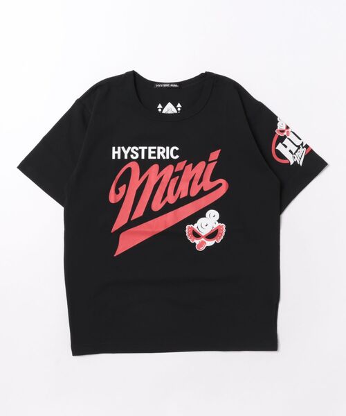 HYSTERIC MINI(ヒステリックミニ)の「吸水速乾 ROLLING MINI 半袖Tシャツ(Tシャツ/カットソー・キッズ・ブラック/ホワイト・130)」の2枚目の写真