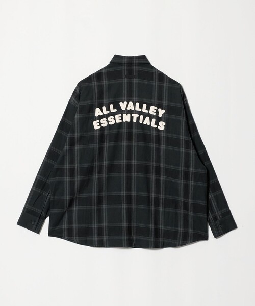FOG ESSENTIALS（エフオージーエッセンシャルズ）の「＜FEAR OF GOD ESSENTIALS＞BUTTON UP シャツ（シャツ/ブラウス・メンズ・ブラック/ダークグレー・XS/M/S）」の2枚目の写真