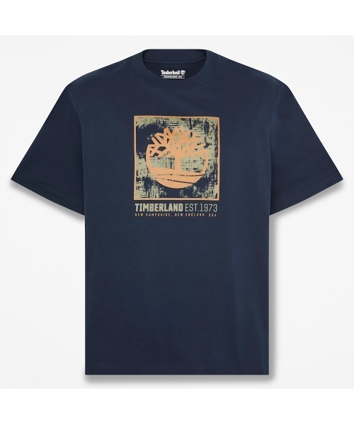 Timberland(ティンバーランド)の「半袖 グラフィック ロゴ Tシャツ メンズ(Tシャツ/カットソー・メンズ・ダークネイビー・XX-LARGE/X-LARGE/MEDIUM/LARGE)」の5枚目の写真