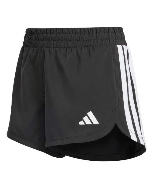 adidas(アディダス)の「アディダス adidas ペーサー ワークアウト スリーストライプス ウーブン ミッドライズ ショーツ(その他パンツ・レディース・ブラック・S/M/L)」の6枚目の写真