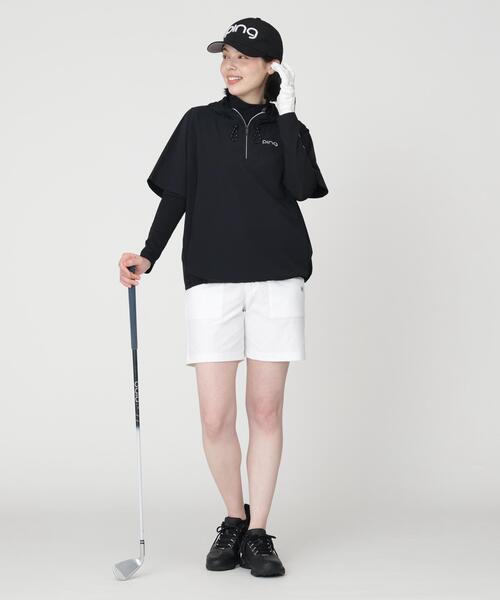 PING(ピン)の「【PING APPAREL】レイヤードツインセット(ブルゾン・レディース・カーキ/ホワイト/ブラック・L/S/M/LL)」の16枚目の写真