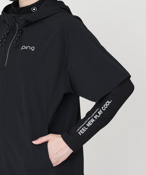 PING(ピン)の「【PING APPAREL】レイヤードツインセット(ブルゾン・レディース・カーキ/ホワイト/ブラック・L/S/M/LL)」の22枚目の写真