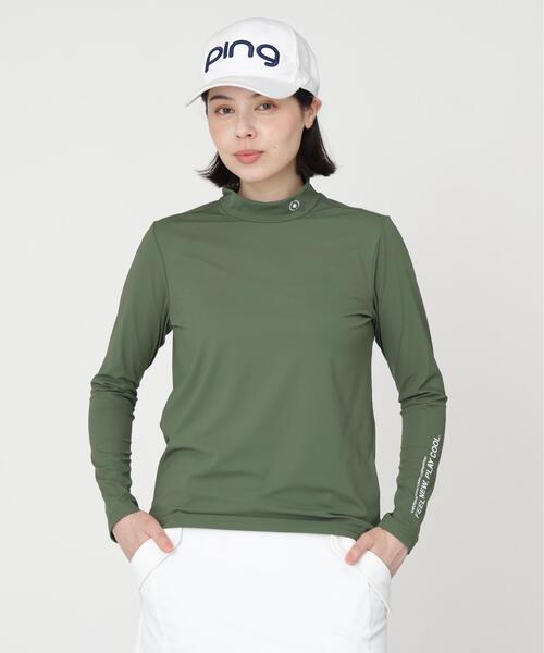 PING(ピン)の「【PING APPAREL】レイヤードツインセット(ブルゾン・レディース・カーキ/ホワイト/ブラック・L/S/M/LL)」の10枚目の写真