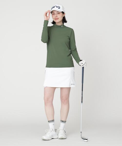 PING(ピン)の「【PING APPAREL】レイヤードツインセット(ブルゾン・レディース・カーキ/ホワイト/ブラック・L/S/M/LL)」の12枚目の写真