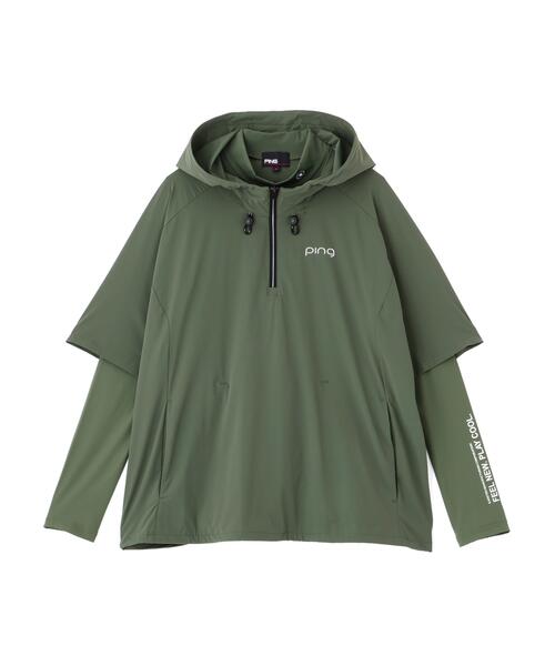 PING(ピン)の「【PING APPAREL】レイヤードツインセット(ブルゾン・レディース・カーキ/ホワイト/ブラック・L/S/M/LL)」の13枚目の写真