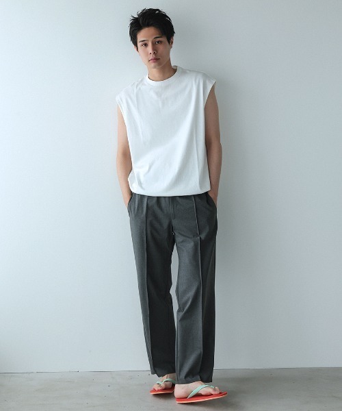 DONOBAN(ドノバン)の「【ELME】Everyday Pintuck Slacks / 3カラー(スラックス・レディース・ベージュ/ブラック系/ブラック・S/L)」の10枚目の写真