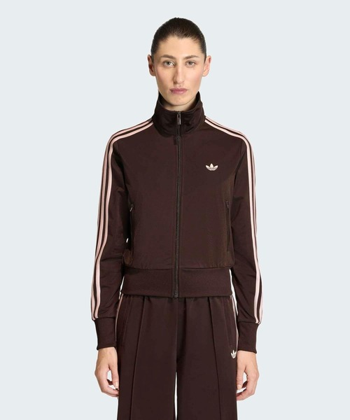 adidas(アディダス)の「ファイヤーバード クラシック トラックトップ / ジャージ / トラックジャケット / アディダスオリジナルス adidas Originals(ジャージ・レディース・ブラウン・XX-LARGE/3XL/LARGE/X-SMALL/SMALL/X-LARGE/MEDIUM)」の1枚目の写真
