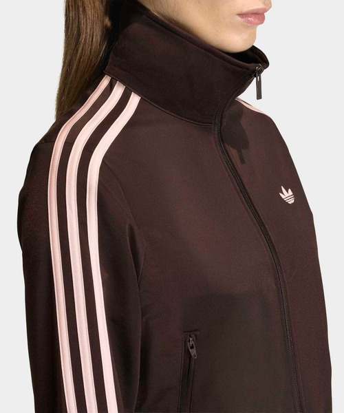 adidas(アディダス)の「ファイヤーバード クラシック トラックトップ / ジャージ / トラックジャケット / アディダスオリジナルス adidas Originals(ジャージ・レディース・ブラウン・XX-LARGE/3XL/LARGE/X-SMALL/SMALL/X-LARGE/MEDIUM)」の4枚目の写真