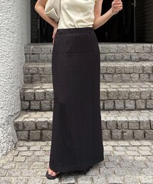 【低身長サイズあり】サイドベルトストレートスカート