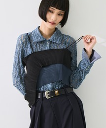 kotohayokozawa/コトハヨコザワ】《STUDIOUS別注》SHEER SHORT SLEEVE