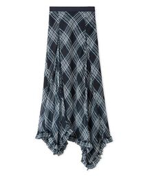 SNIDEL | シフォンチェックイレヘムスカート(スカート)