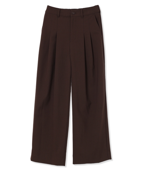 LE SOUK HOLIDAY（ルスークホリデー）の「タックチノパンツ【UVカット・後ろウエストゴム】（その他パンツ・レディース・ブラック/ベージュ/ダークブラウン・L/M）」の15枚目の写真