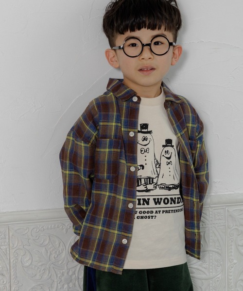 MAKE YOUR DAY(メイクユアデイ)の「不思議の国のゴースト長袖Tシャツ■80~140cm(Tシャツ/カットソー・キッズ・レッド/アイボリー・80/90/100/110/140/120/130)」の18枚目の写真
