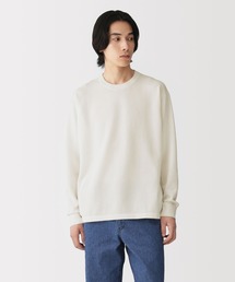 紳士　乾きやすい洗えるニット長袖Ｔシャツ