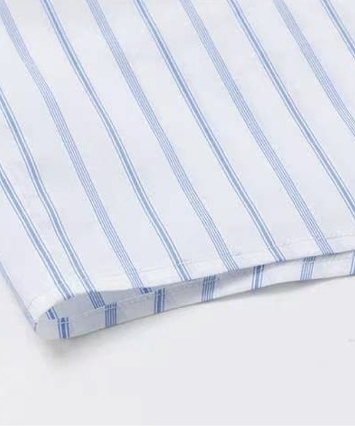 U:UME(ユーム)の「Contrast Collar Cuff Pinstripe Shirt(シャツ/ブラウス・メンズ・ブラック/ブルー・XX-LARGE/X-LARGE/LARGE/MEDIUM)」の6枚目の写真