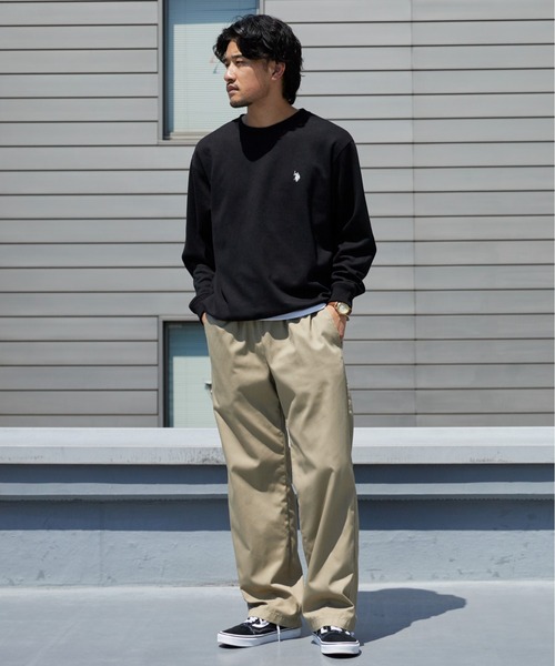 U.S. POLO ASSN.(ユーエスポロアッスン)の「U.S. POLO ASSN./ユーエスポロアッスン クルーネックプルオーバー スウェット トレーナー ロゴ刺繍 メンズ レディース 2026年秋冬 秋服(スウェット・メンズ・ブラック/スミクロ/グレー/ネイビー・M/L/LL)」の15枚目の写真
