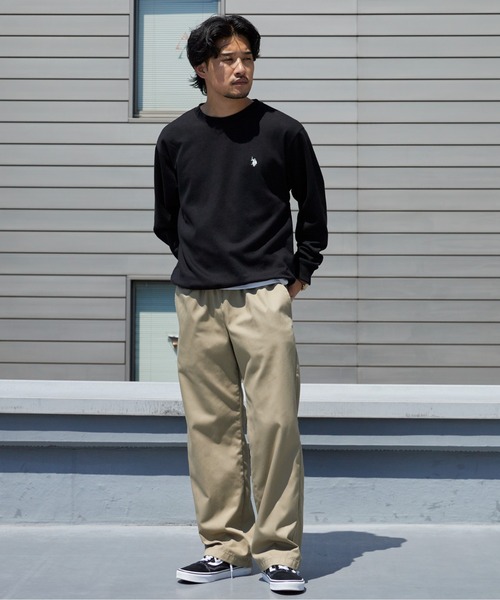 U.S. POLO ASSN.(ユーエスポロアッスン)の「U.S. POLO ASSN./ユーエスポロアッスン クルーネックプルオーバー スウェット トレーナー ロゴ刺繍 メンズ レディース 2026年秋冬 秋服(スウェット・メンズ・ブラック/スミクロ/グレー/ネイビー・M/L/LL)」の16枚目の写真