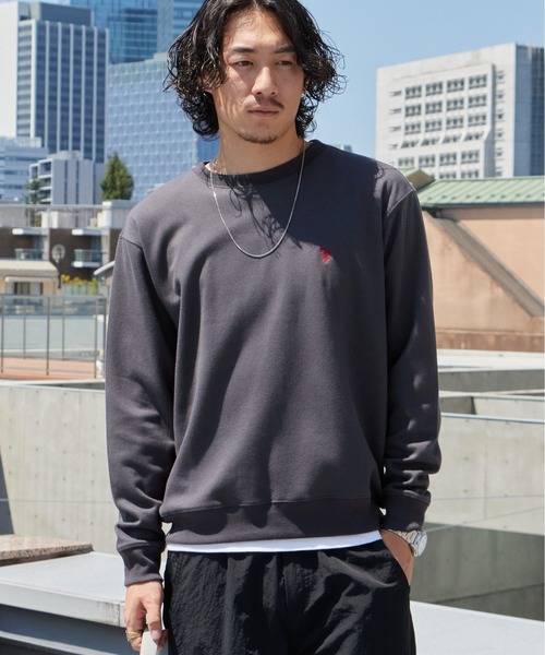U.S. POLO ASSN.(ユーエスポロアッスン)の「U.S. POLO ASSN./ユーエスポロアッスン クルーネックプルオーバー スウェット トレーナー ロゴ刺繍 メンズ レディース 2026年秋冬 秋服(スウェット・メンズ・ブラック/スミクロ/グレー/ネイビー・M/L/LL)」の19枚目の写真