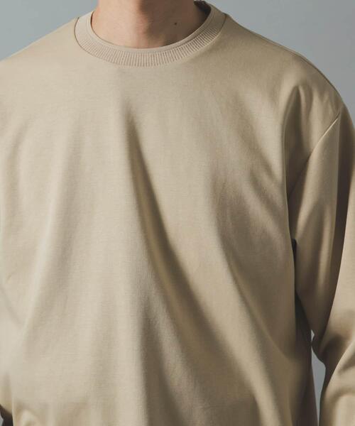 ITEMS URBANRESEARCH(アイテムズ アーバンリサーチ)の「ダブルフェイス裏配色 長袖カットソー(Tシャツ/カットソー・メンズ・ボルドー/チャコールグレー/ベージュ・LARGE/MEDIUM)」の13枚目の写真