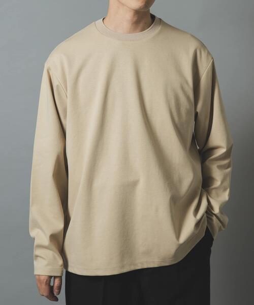 ITEMS URBANRESEARCH(アイテムズ アーバンリサーチ)の「ダブルフェイス裏配色 長袖カットソー(Tシャツ/カットソー・メンズ・ボルドー/チャコールグレー/ベージュ・LARGE/MEDIUM)」の15枚目の写真