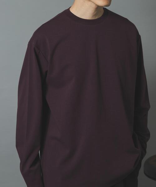 ITEMS URBANRESEARCH(アイテムズ アーバンリサーチ)の「ダブルフェイス裏配色 長袖カットソー(Tシャツ/カットソー・メンズ・ボルドー/チャコールグレー/ベージュ・LARGE/MEDIUM)」の21枚目の写真