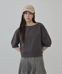 GALLEST | ハーフスリーブフォルムカットソー【接触冷感/新色追加】(Tシャツ/カットソー)