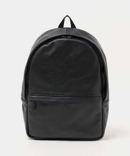 A DAY IN THE LIFE UNITED ARROWS(アデイインザライフユナイテッドアローズ)の「シュリンクレザー デイパック<A DAY IN THE LIFE>(バックパック/リュック・メンズ・ブラック・FREE)」の1枚目の写真