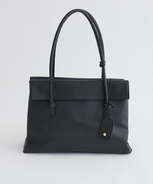 natural couture(ナチュラルクチュール)の「A4対応3ポケットトートBAG(トートバッグ・レディース・ピンク/ライトベージュ/ブラウン/ブラック・FREE)」の2枚目の写真