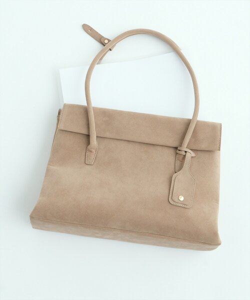natural couture(ナチュラルクチュール)の「A4対応3ポケットトートBAG(トートバッグ・レディース・ピンク/ライトベージュ/ブラウン/ブラック・FREE)」の7枚目の写真