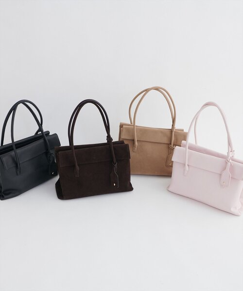 natural couture(ナチュラルクチュール)の「A4対応3ポケットトートBAG(トートバッグ・レディース・ピンク/ライトベージュ/ブラウン/ブラック・FREE)」の20枚目の写真