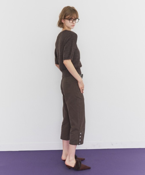 Rohwel(ローウェル)の「Pointed Fur Mules / ポインテッドファーミュール(パンプス・レディース・ブラック/ブラウン・SMALL/LARGE/MEDIUM)」の9枚目の写真